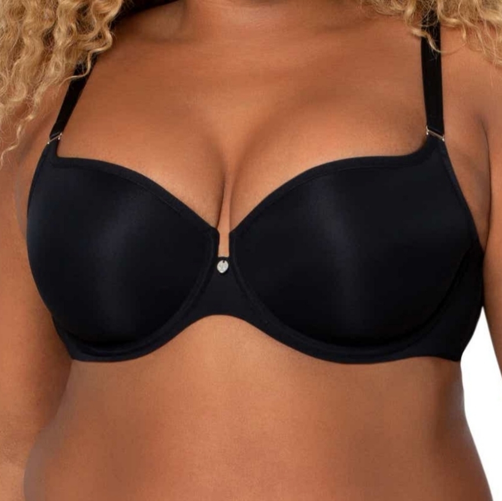 Curvy Couture Tulip Smooth Bra in 34G US